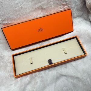 HERMES Watch/Bracelet Box 10.40x3.50x1.20 inches